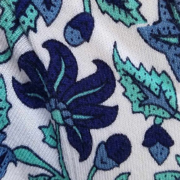Allie & Rob Blue White Floral Cardigan size Small - Picture 7 of 13